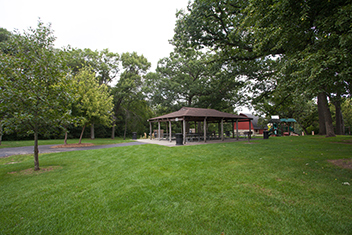 Pavilion in the trees